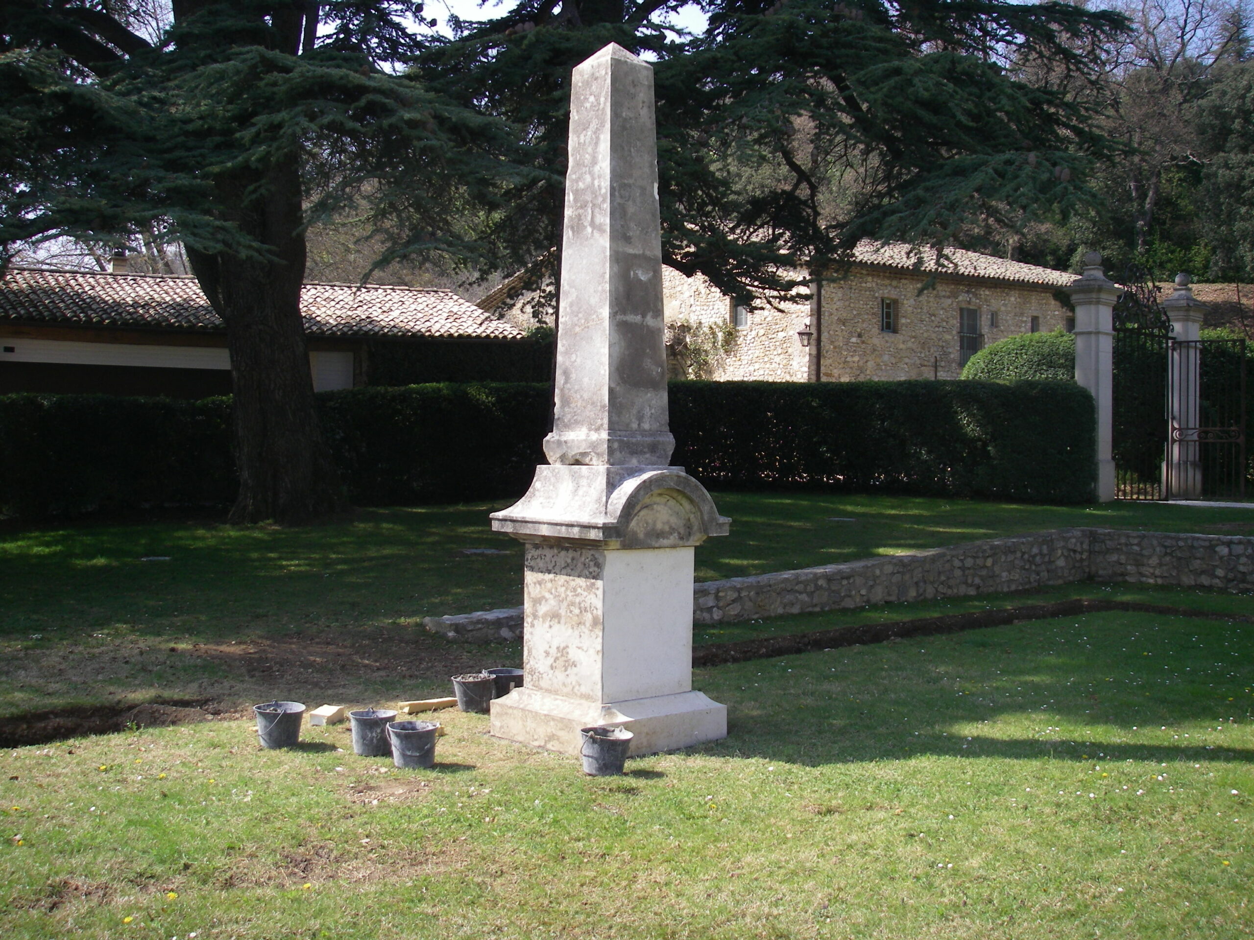 restauration-pillier-pierre-taille-drome-france